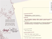 Tablet Screenshot of etpourtant-creations.com